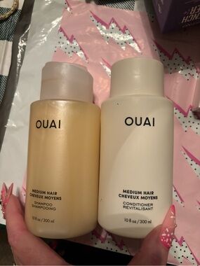 OUAI Medium Hair Shampoo & Conditioner Duo 300 ml each